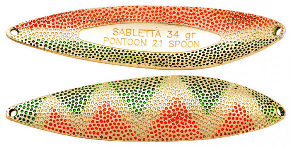 Блесна колебл. Pontoon21 SABLETTA, 94мм, 45.0 гр. P21-SP-SBL-45-#G76-607