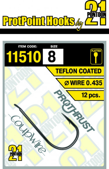 Одинарный крючок Pontoon21 11510 11510-08