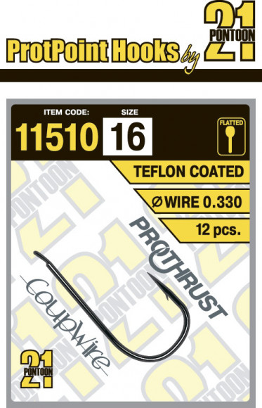Одинарный крючок Pontoon21 11510 11510-16