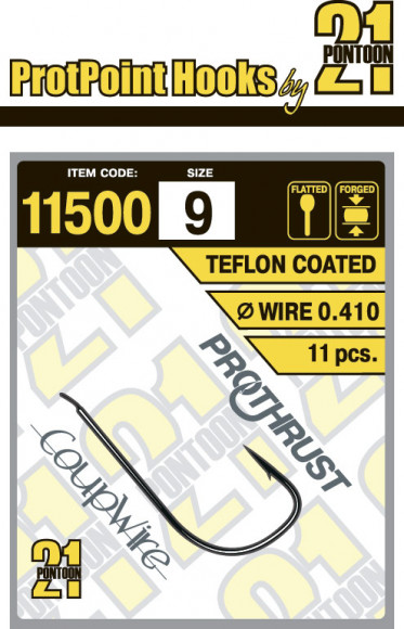 Одинарный крючок Pontoon21 11500 11500-09 Одинарный крючок Pontoon21 11500 11500-09
