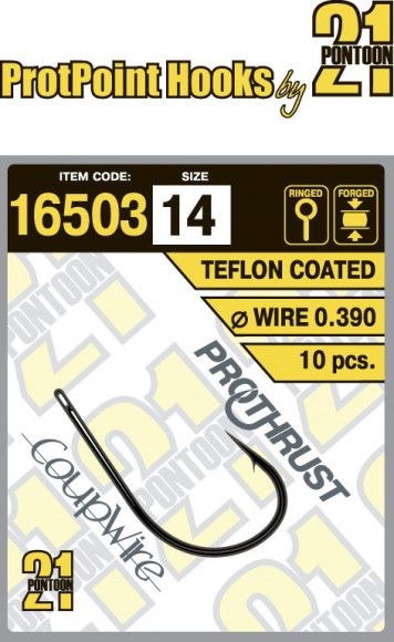 Одинарный крючок Pontoon21 16503 16503-14 Одинарный крючок Pontoon21 16503 16503-14